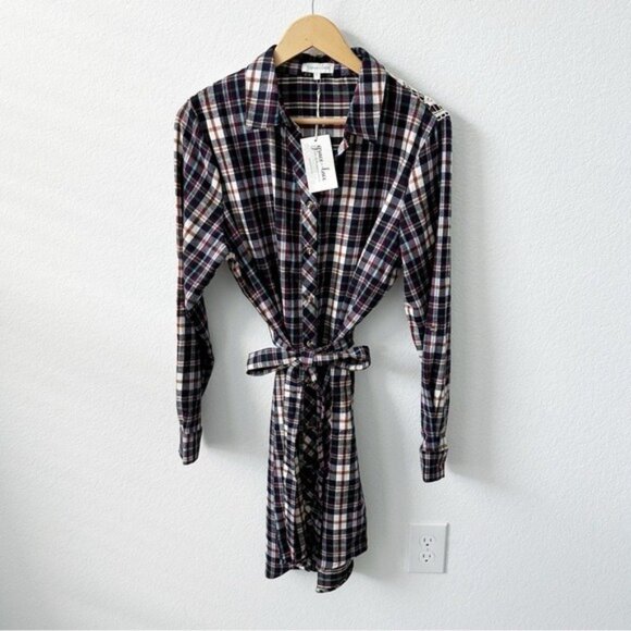NEW Grace and Lace Stretch Flex Flannel Plaid Dress Size L - Picture 2 of 9